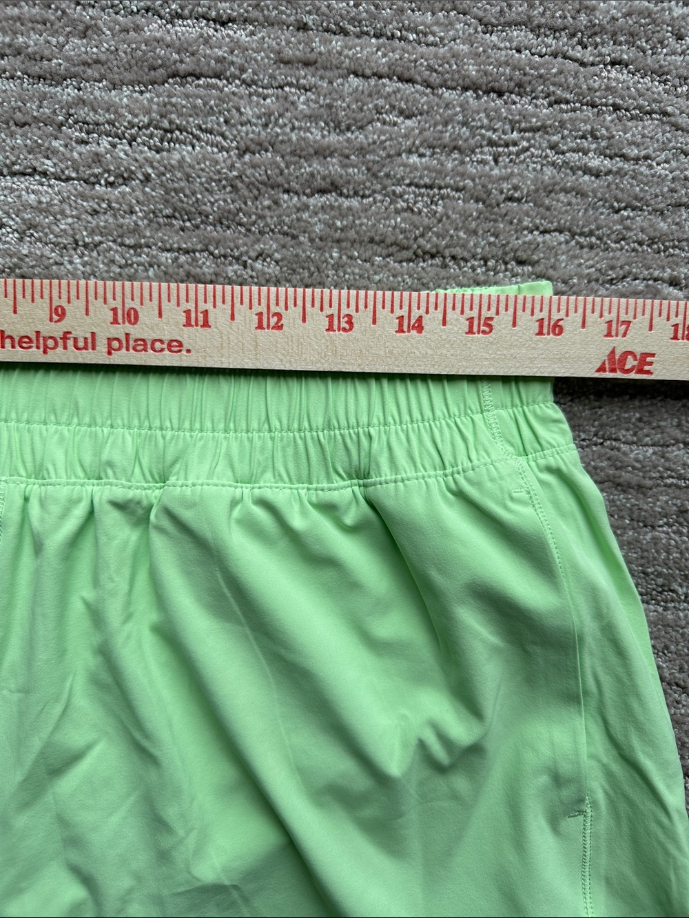 Athletic Women's Shorts - Light Green - Picture 4 of 5